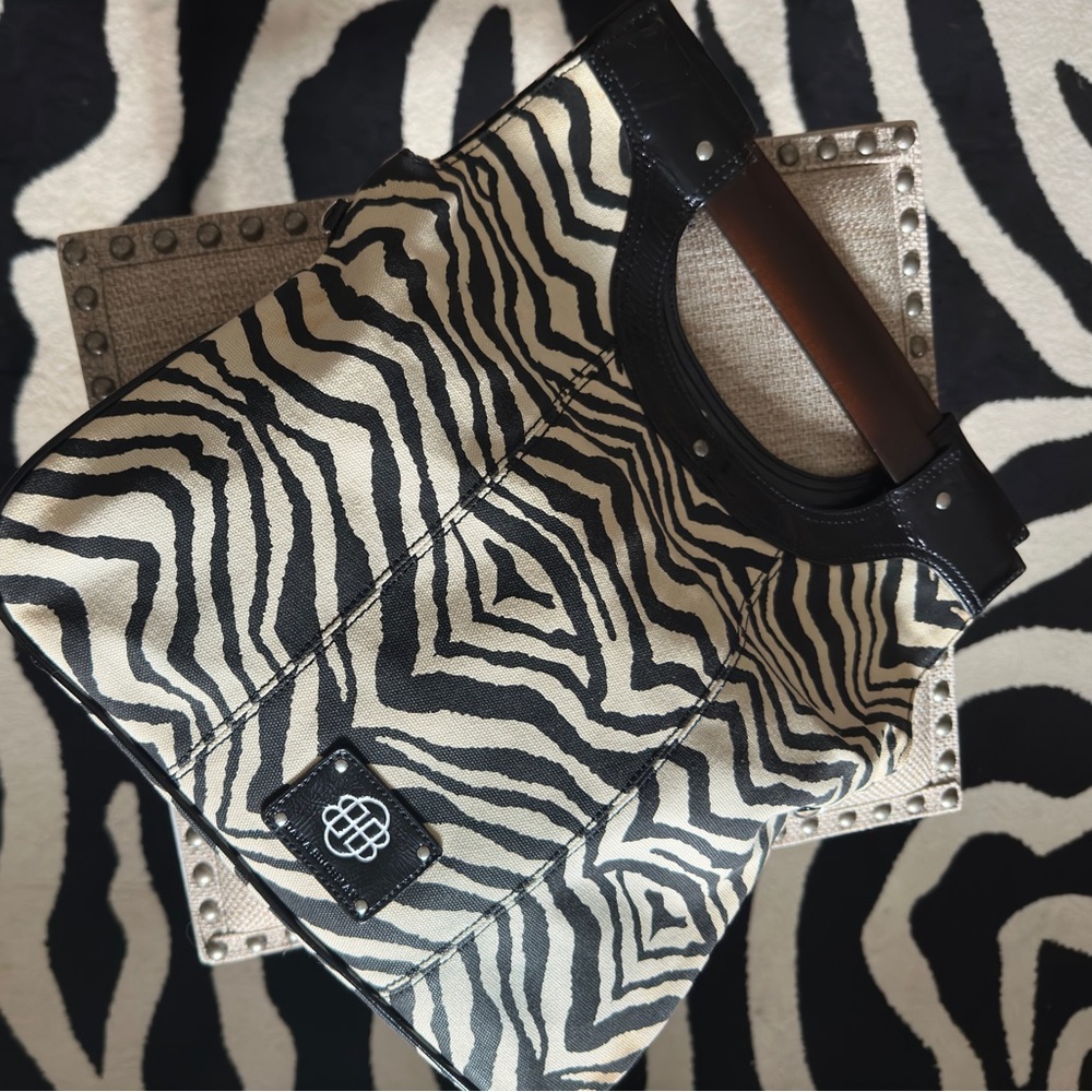 Dana Buchman Zebra Print Purse
